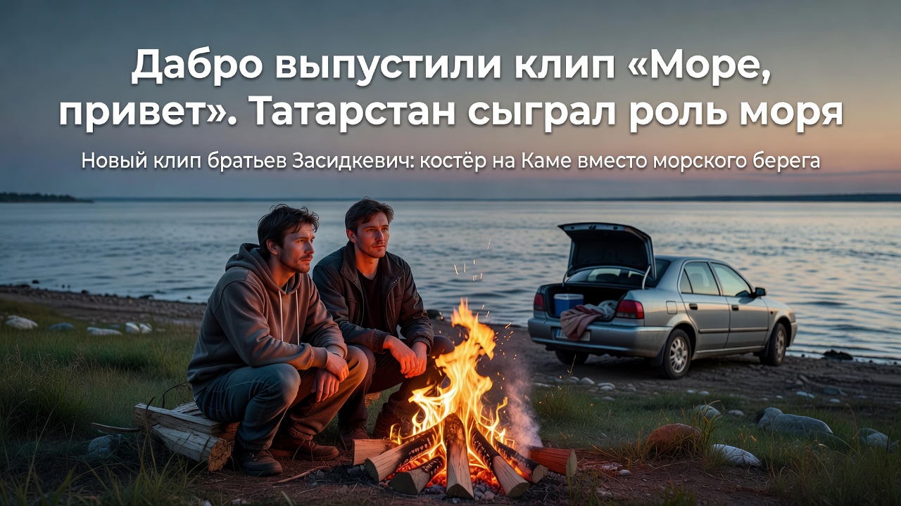 Dabro выпустили клип «Море, привет». Татарстан сыграл роль моря