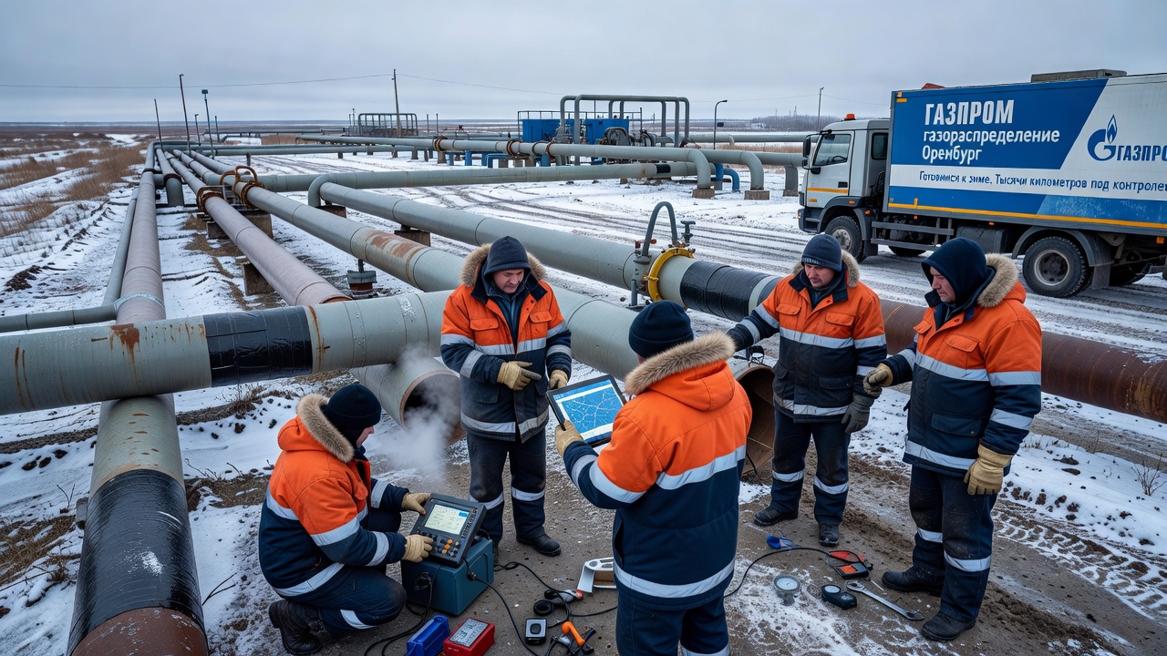 Газпром Оренбург готовится к зиме. Тысячи километров под контролем