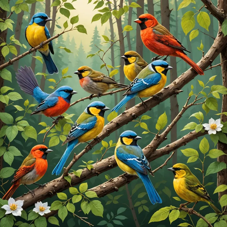 Маленькие птицы России: удивительный мир видов мелких птиц РФ