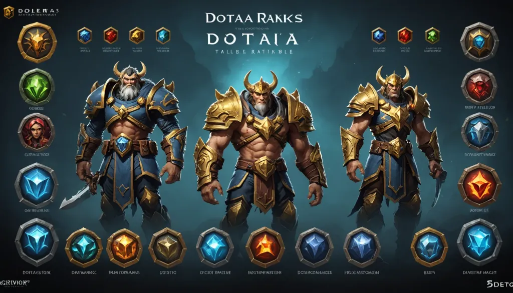 Таблица рангов дота - Таблица рангов Dota 2 по ММР: Сколько очков нужно для повышения