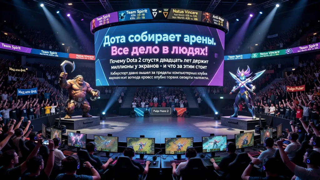 Дота собирает арены. Все дело в людях!