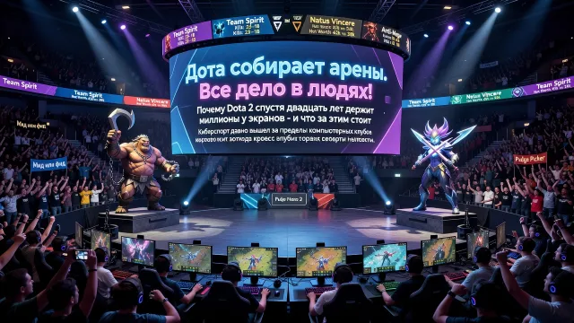 Дота собирает арены. Все дело в людях!