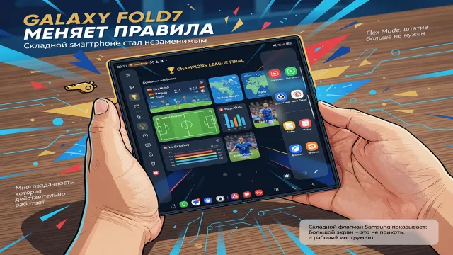 Galaxy Fold7 меняет правила. Складной смартфон стал незаменимым